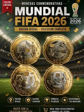 Mundial FIFA 2026 Commemorative Coin Collection - 2 sets 
8 coins
